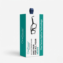 Load image into Gallery viewer, One Power Auto Focus Reading Glasses for Men & Women | Read Small Print, Mobile & Computer Screens Without Changing Glasses | Flex Focus Optics