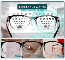 Load image into Gallery viewer, Auto Focus One Power Reader Premium Reading Glasses for Men & Women β Clear Vision for Small Print, Mobile & Computer Use | Comfortable Everyday Wear