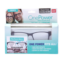 Load image into Gallery viewer, Auto Focus One Power Readers Read Small Print and Computer Screens - no Changing Glasses - Flex Focus optics