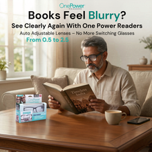 Load image into Gallery viewer, Auto Focus One Power Readers Read Small Print and Computer Screens - no Changing Glasses - Flex Focus optics