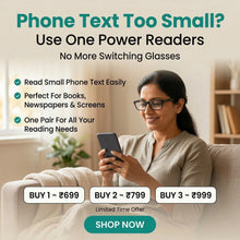 Load image into Gallery viewer, AUTO FOCUS One Power Readers - AS SEEN ON TV! - Read Small Print and Computer Screens - no Changing Glasses - Flex Focus optics