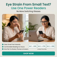 Load image into Gallery viewer, AUTO FOCUS One Power Readers - AS SEEN ON TV! - Read Small Print and Computer Screens - no Changing Glasses - Flex Focus optics
