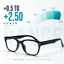 Load image into Gallery viewer, One Power Auto Focus Reading Glasses for Men &amp; Women | Read Small Print, Mobile &amp; Computer Screens Without Changing Glasses | Flex Focus Optics
