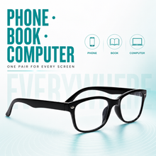 Load image into Gallery viewer, One Power Auto Focus Reading Glasses for Men &amp; Women | Read Small Print, Mobile &amp; Computer Screens Without Changing Glasses | Flex Focus Optics
