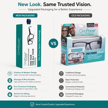 Load image into Gallery viewer, One Power Auto Focus Reading Glasses for Men &amp; Women – Pack of 3 | Read Small Print, Mobile &amp; Computer Screens Without Changing Glasses | Flex Focus Optics
