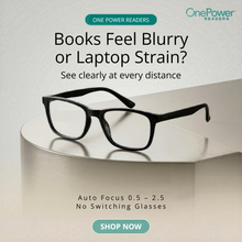 Load image into Gallery viewer, Auto Focus One Power Readers Read Small Print and Computer Screens - no Changing Glasses - Flex Focus optics
