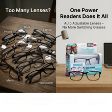 Load image into Gallery viewer, AUTO FOCUS  One Power Readers - AS SEEN ON TV! - Read Small Print and Computer Screens - no Changing Glasses - Flex Focus optics
